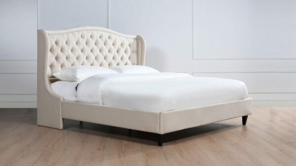 Timeless Comfort without storage in Velvet Queen Size - Image 3